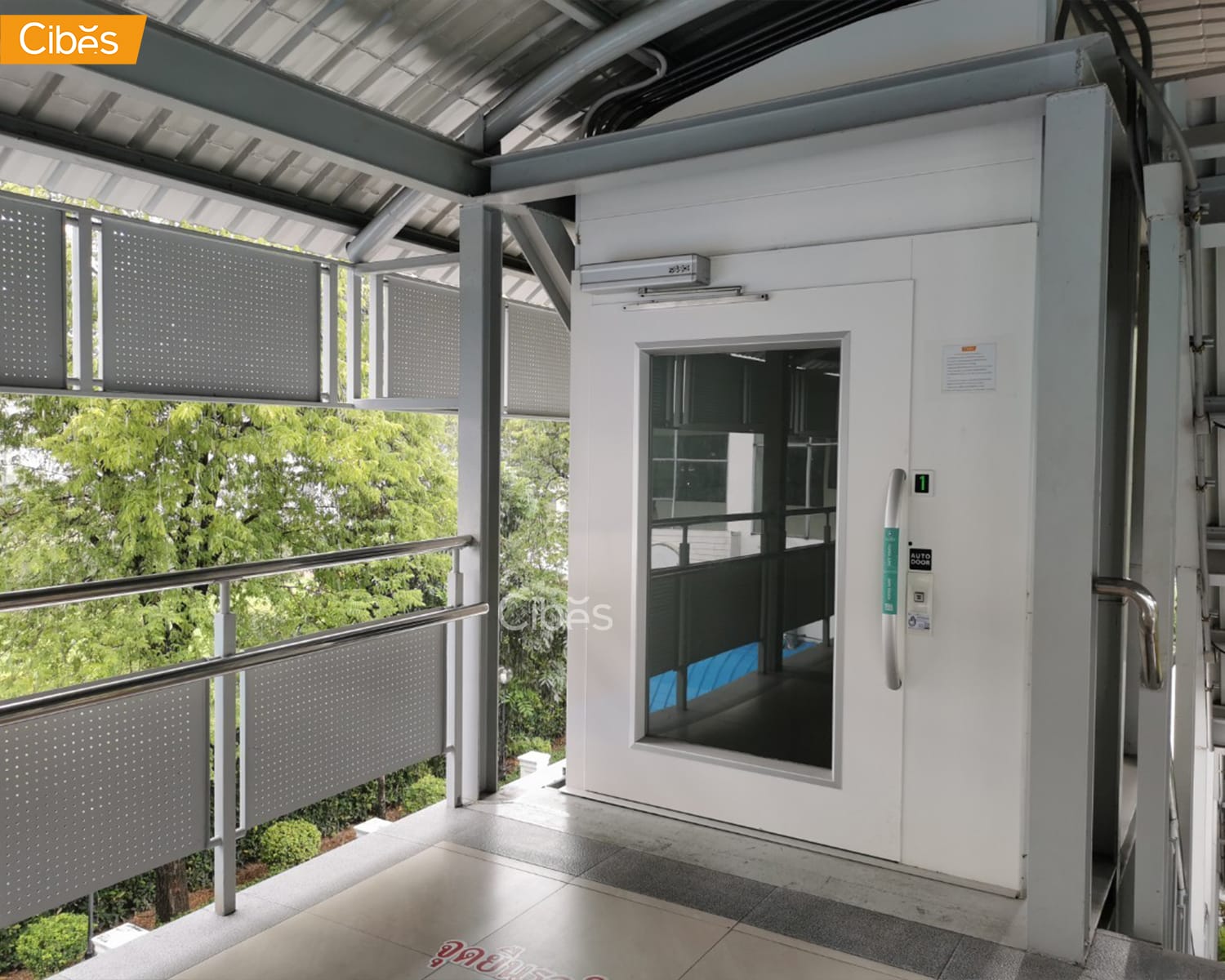 4Ritchard ลิฟต์บ้าน ซีเบส ลิฟท์ Home Elevator Cibes Lift 1405x2480RAL9016 2