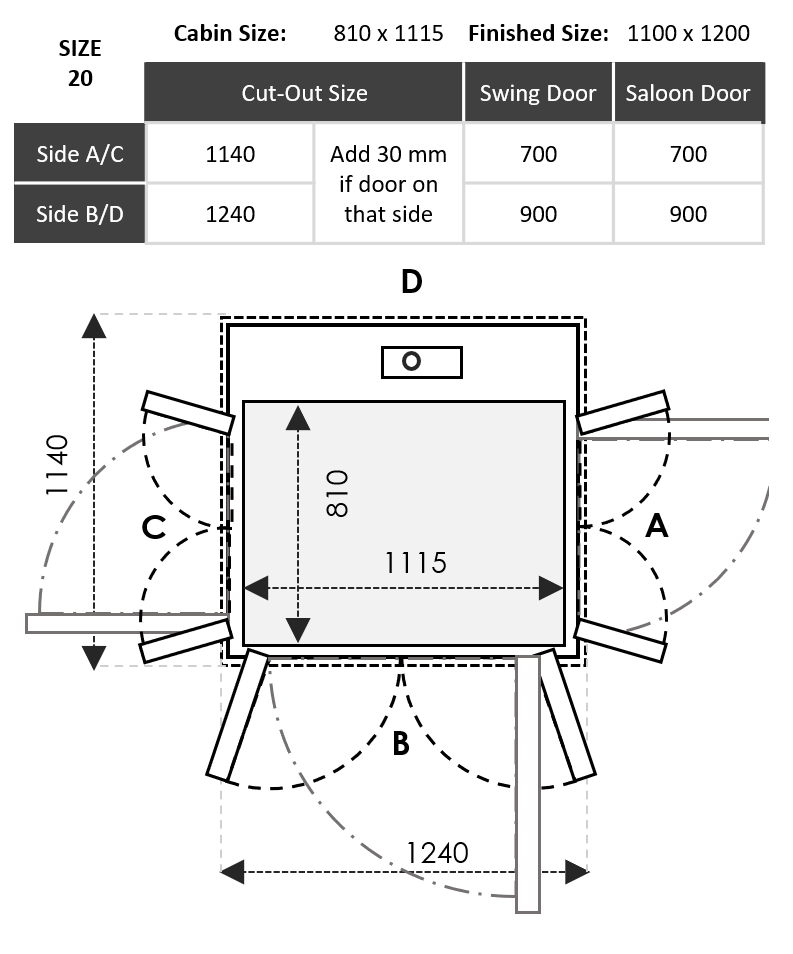 v90 size 20