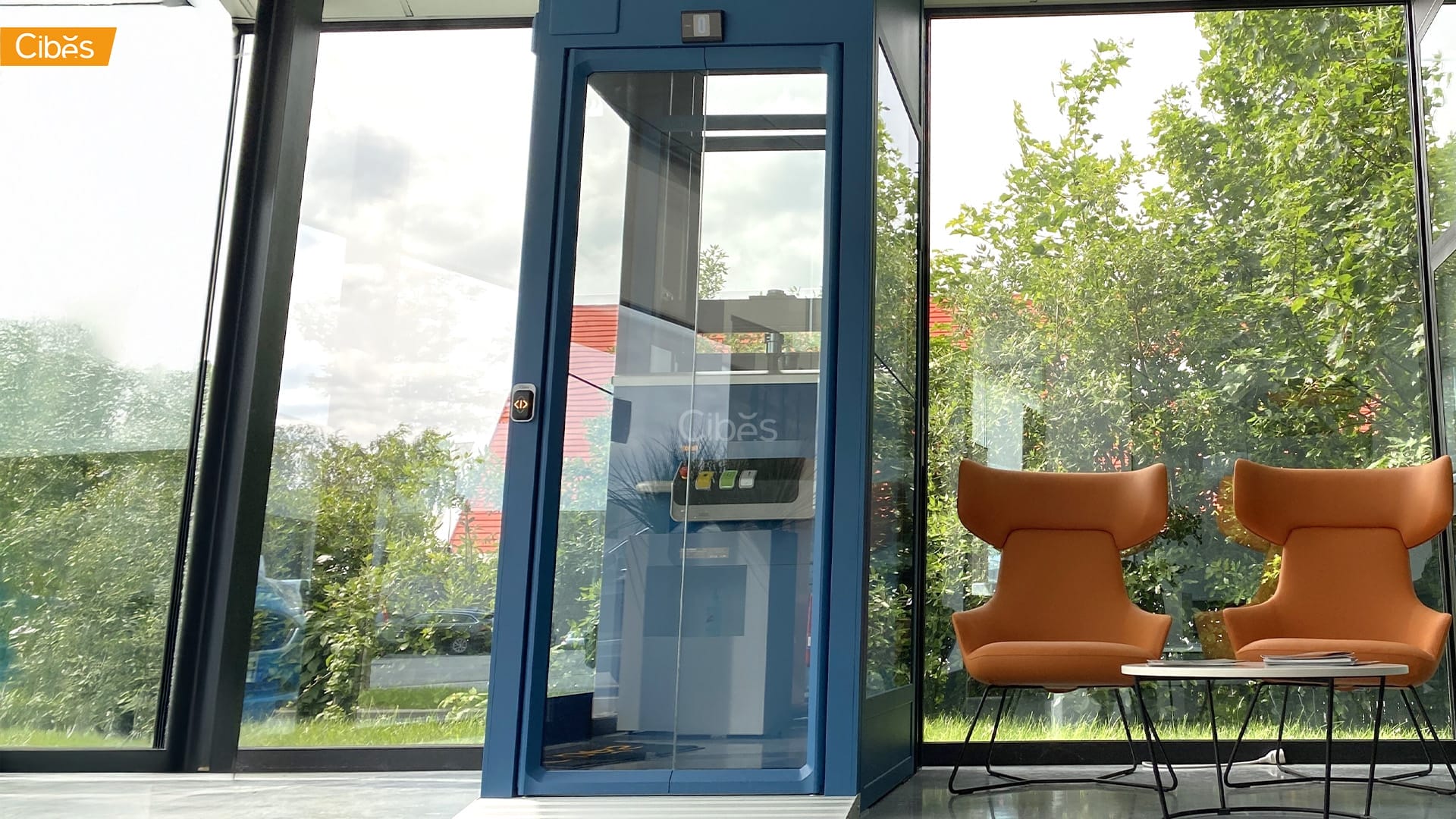 Cibes Cloud Plus home elevator Azure Blue 1